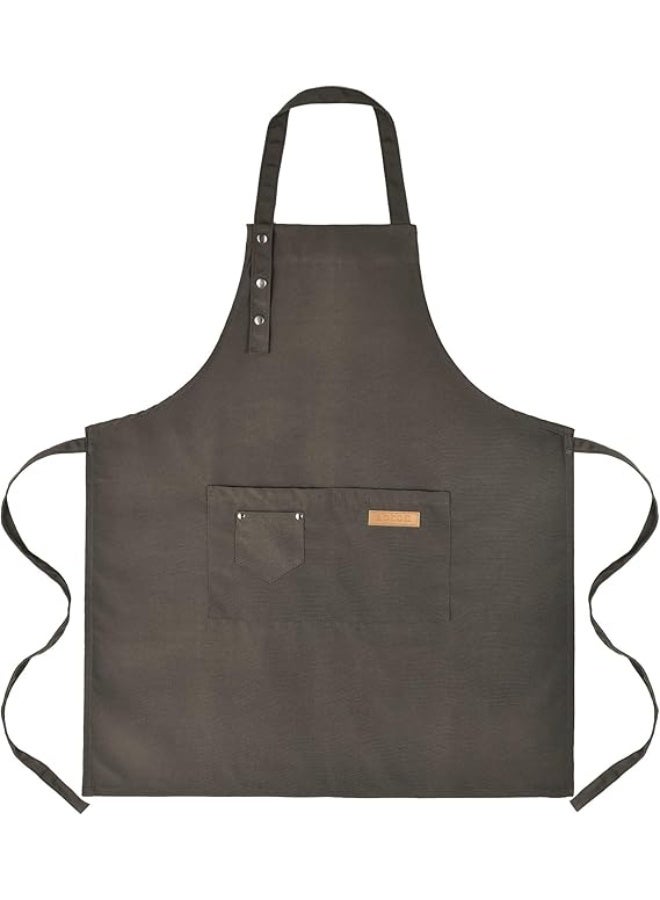 Home Care 2 PCS Professional Chef Apron Set – Adjustable Brown Kitchen Aprons with Multi-Pocket Design for Cooking, Baking, Grilling & BBQ (Multi-Colour) - Image 3