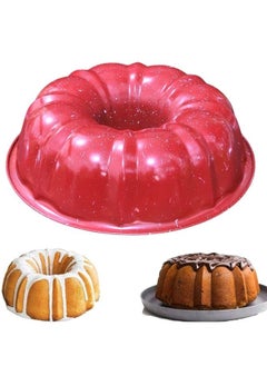 FALMER Granite Bundt Cake Baking Mold 24x7cm -Red  - Image 1
