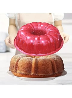 FALMER Granite Bundt Cake Baking Mold 24x7cm -Red  - Image 3