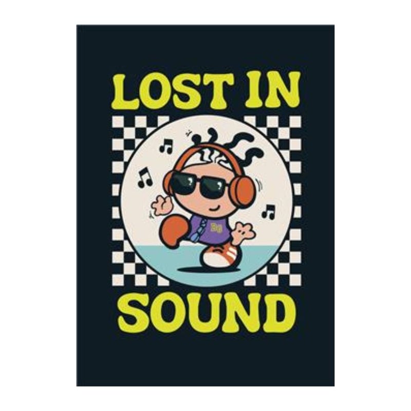 UK Greetings Bubblegum Blank Congratulations Lost In Sound Greeting Card - Image 1