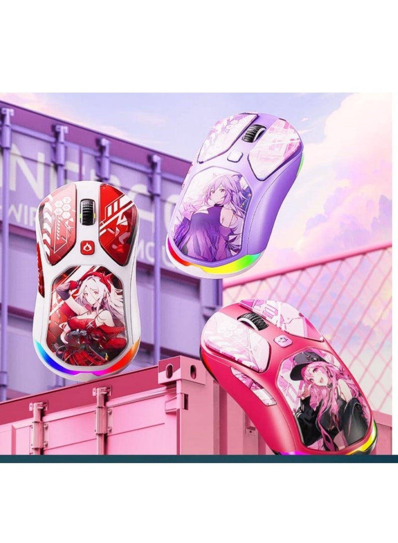 The Third Mock Examination Wireless Mouse Bluetooth Anime Theme E-Sports Mouse - Image 3