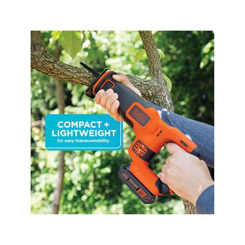 BLACK+DECKER 20V MAX* Cordless Reciprocating Saw Kit (BDCR20C) - Image 3