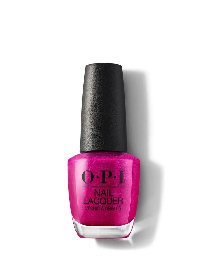 OPI Nail Lacquer Flashbulb Fuchsia NLB31 15ml - Image 1