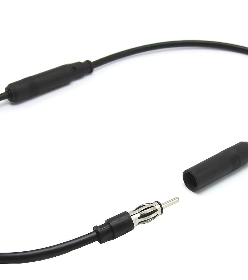 Car Radio FM Antenna Extension Cable DIN Male to Female Adapter for Vehicle Audio Stereo 13.78 Inch 1 Piece Pack - Image 4