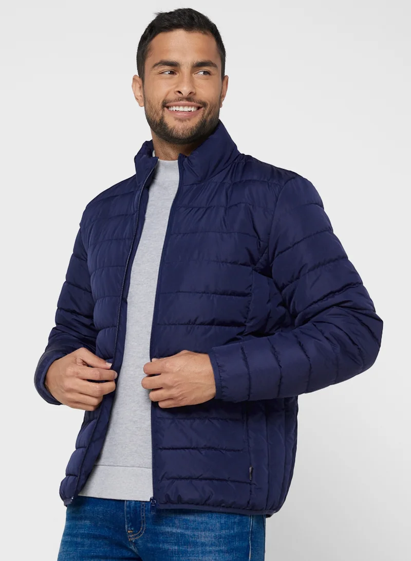 Only Sons Colour Block Quilted Puffer Jacket for Men Best