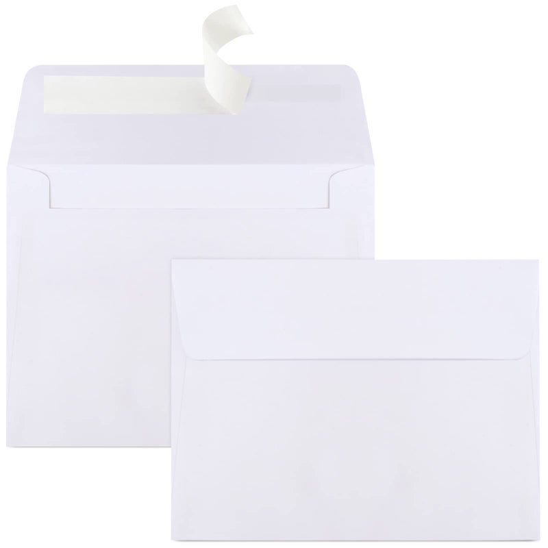 Joyberg 70 Packs Invitation Envelopes, A2 Envelopes White, Postcard Envelope, Envelope for 4.5x5.5 Cards, Envelopes for Invitations, Self Seal for Photos RSVP, Greeting Cards - Image 1