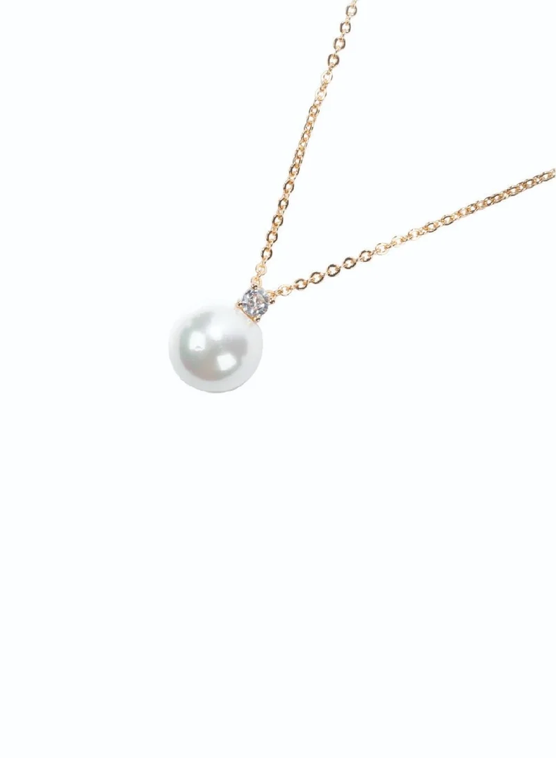 AMICA Pearl Drop Dainty Necklace