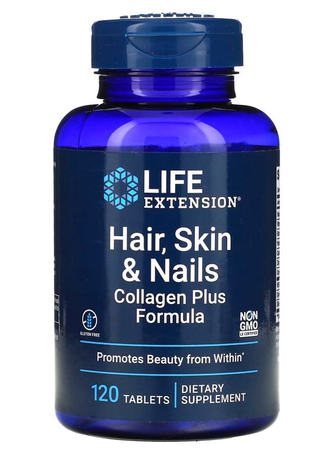 صيغة الكولاجين بلس للشعر والبشرة والأظافر 120 قرص