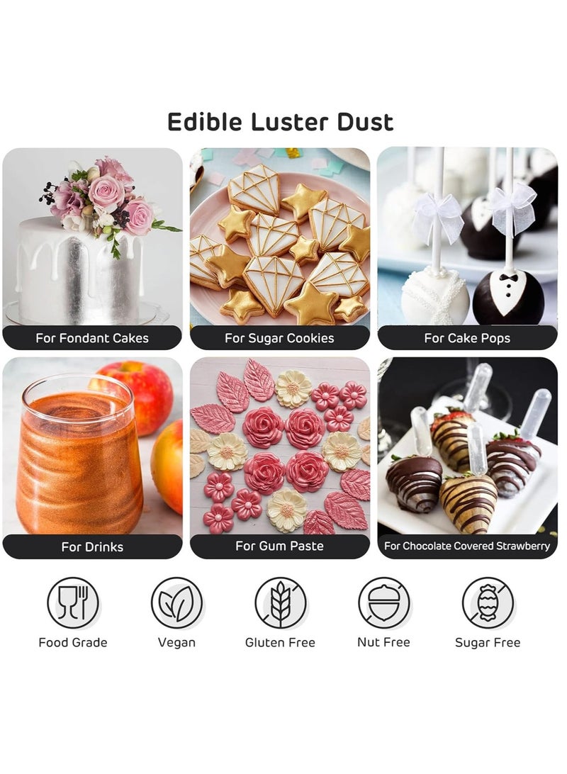 15G Baking Craft Glitter Metallic Powder Decoration for Cake Topper Accessories, DIY Crafting - Image 3