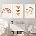 Pennclys Pennclys Boho Nursery Wall Art You Are My Sunshine Wall Art Rainbow Canvas Nursery Pictures Decor Nursery Prints Boho  - Image 2