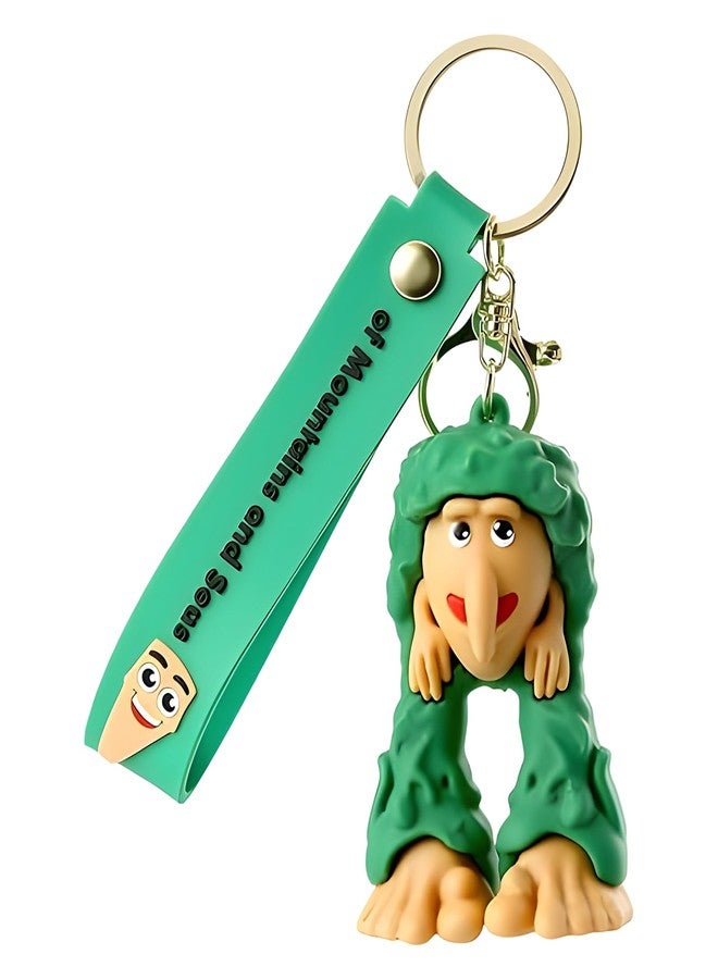 BdelrinQue Tung Tung Tung Sahur Toy Keychain, Unique Italian Brainrot Toys Design, Aesthetic Keychain for Collectors, 50g - Image 1