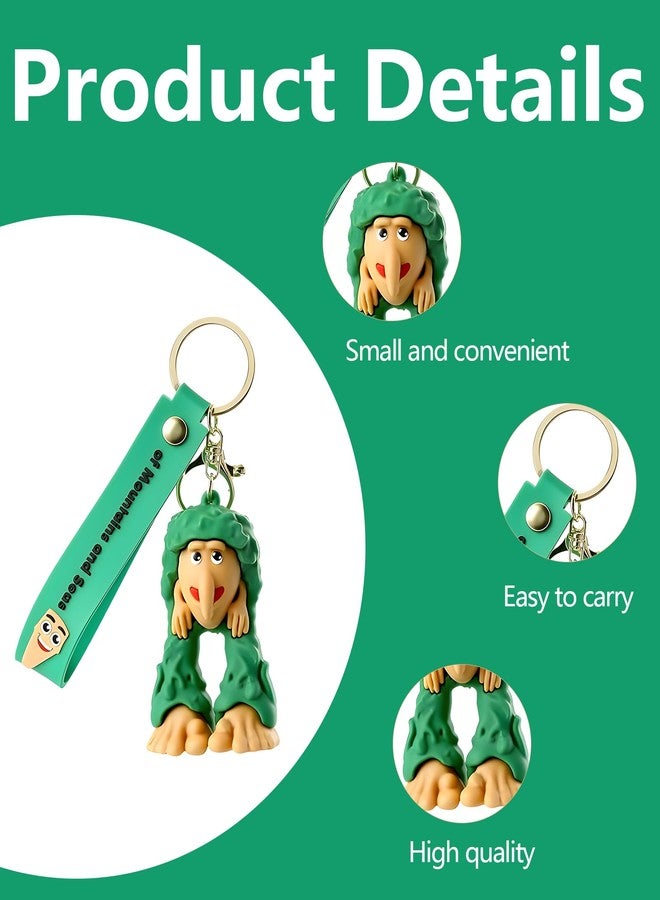BdelrinQue Tung Tung Tung Sahur Toy Keychain, Unique Italian Brainrot Toys Design, Aesthetic Keychain for Collectors, 50g - Image 3