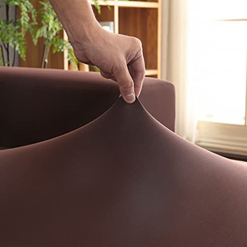 Sofabezug L Shape, Couch Cover L Form Stretch 3+2 Sitzer Corner Sofabe Cake Corner Sofa Form Universal Sofa Cover Couch Shape Ova Coffee - Image 2