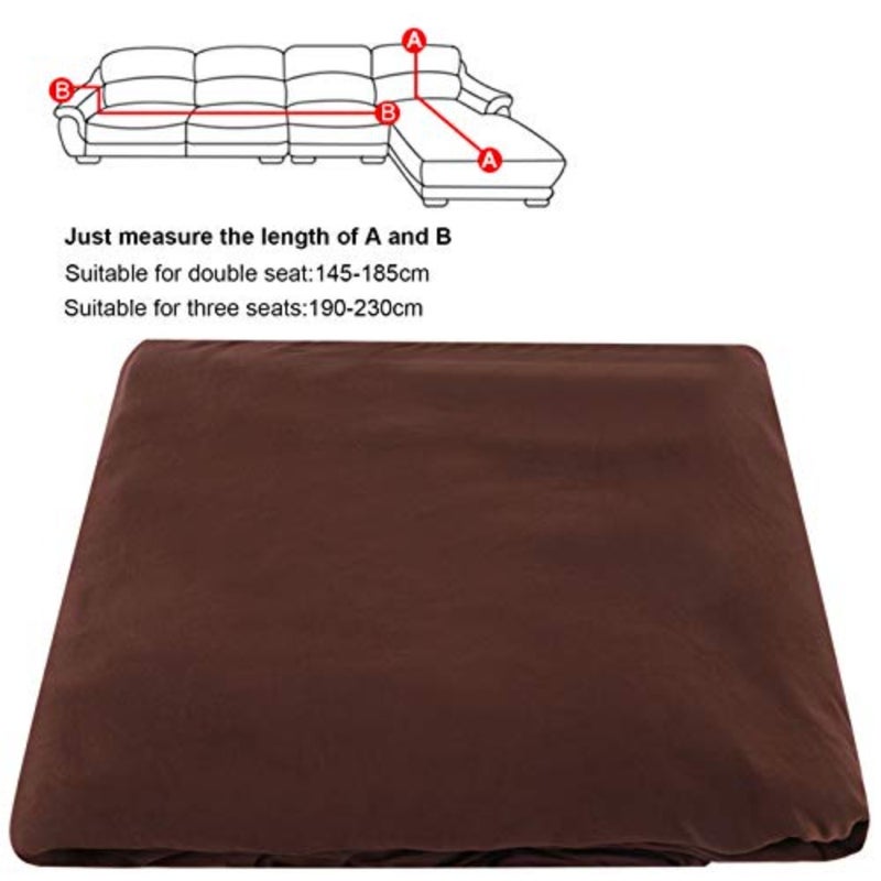 Sofabezug L Shape, Couch Cover L Form Stretch 3+2 Sitzer Corner Sofabe Cake Corner Sofa Form Universal Sofa Cover Couch Shape Ova Coffee - Image 4