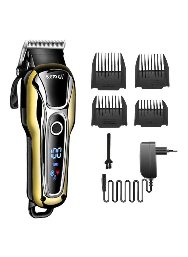 Kemei Km-1990 Fast Charge Hair Clipper Black/Gold - Image 1