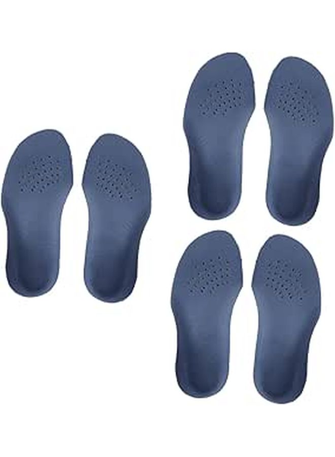 Camouflage Arch Support Insoles 3 Pairs For Kids Comfortable All Shoe Types - Image 1