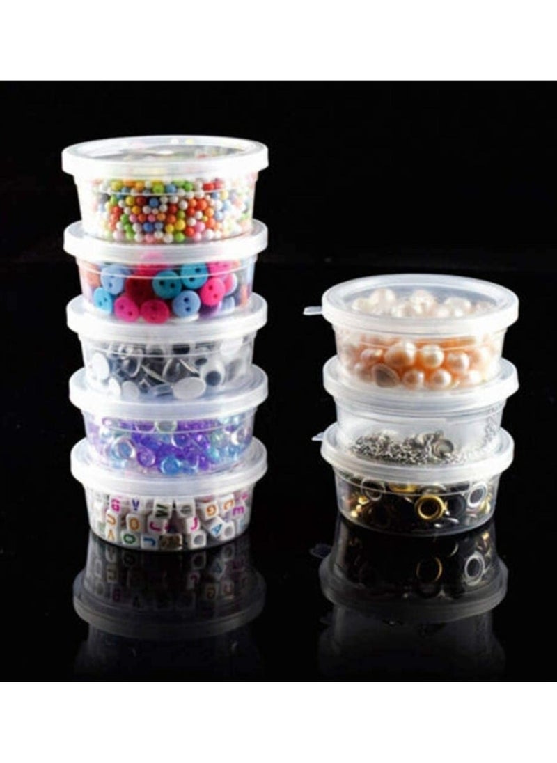 Generic - Slime Storage Containers 24 Pack, Leakproof Clear Plastic Foam Ball Storage Cups Storage Jars Containers With Lids Slime Pots Tubs - Image 1