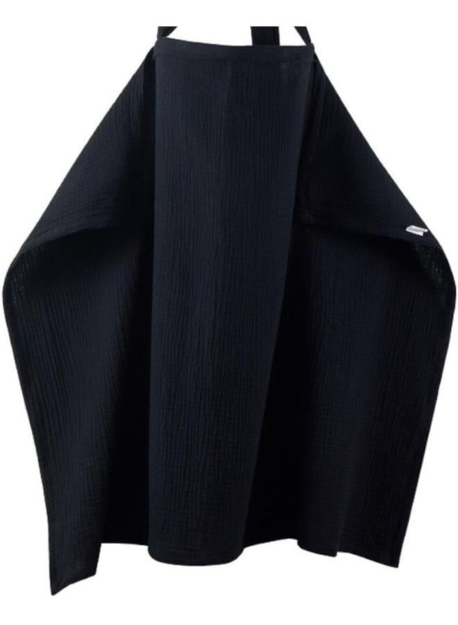 غطاء رضاعة من الشاش للرضاعة الطبيعية، غطاء تنفس ناعم للخصوصية، طوق رضاعة صلب قابل للتعديل - Image 1