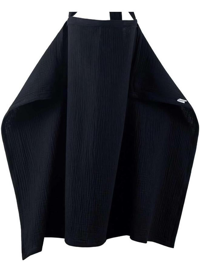 غطاء رضاعة من الشاش للرضاعة الطبيعية، غطاء تنفس ناعم للخصوصية، طوق رضاعة صلب قابل للتعديل - Image 2