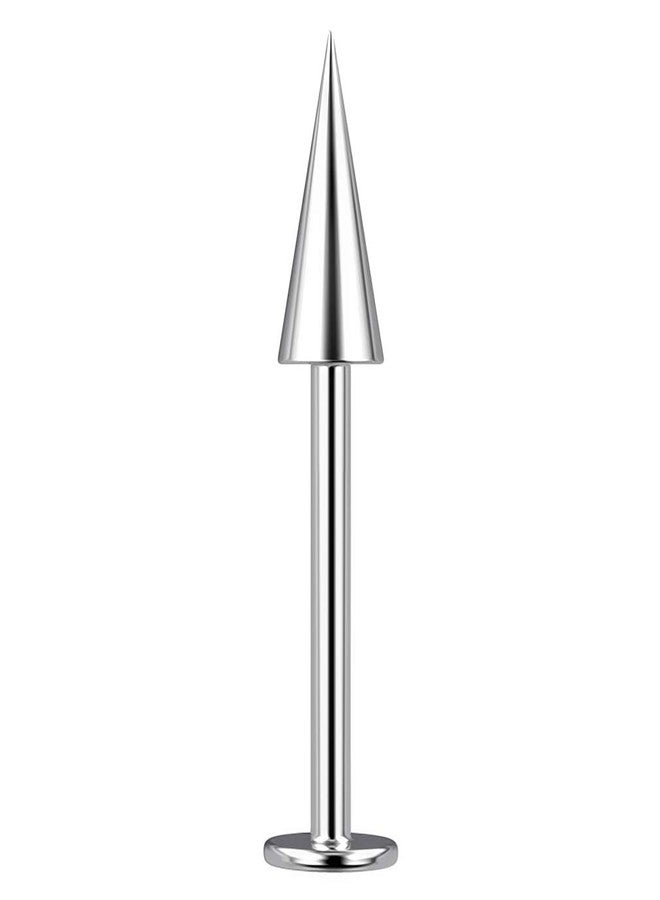 Bling Piercing 16g Cartilage Earring Labret Stud Lip Ring Tragus Helix Medusa Implant Grade Stainless Steel Piecing Jewelry Cone End - 10mm - Image 1