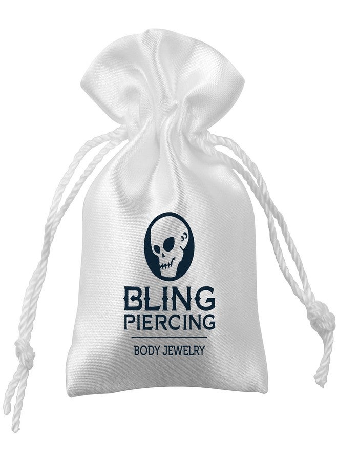 Bling Piercing 16g Cartilage Earring Labret Stud Lip Ring Tragus Helix Medusa Implant Grade Stainless Steel Piecing Jewelry Cone End - 10mm - Image 4