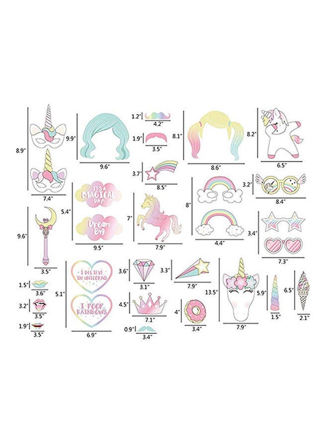 NIBEMINENT 29-Piece Photo Booth Prop Set - Image 2