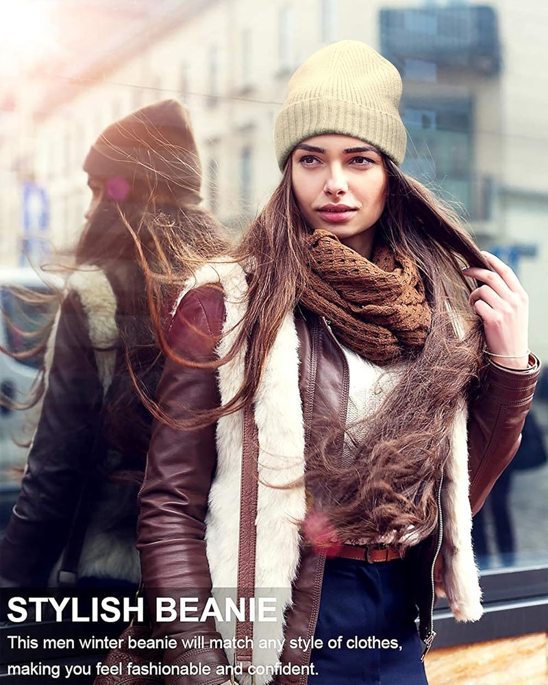 NORTHWIND Ribbed Winter Cap for Men and Women, Beanie Woolen Cap for Women, Winter Wear, Beanie Cap for Men, Monkey Woolen Cap for Man - Image 5