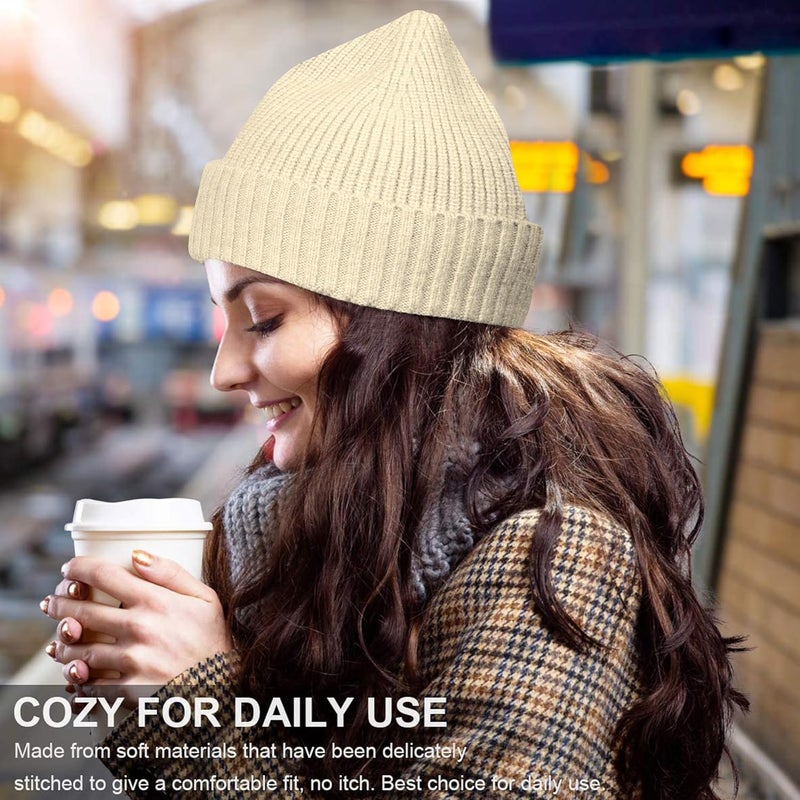 NORTHWIND Ribbed Winter Cap for Men and Women, Beanie Woolen Cap for Women, Winter Wear, Beanie Cap for Men, Monkey Woolen Cap for Man - Image 3