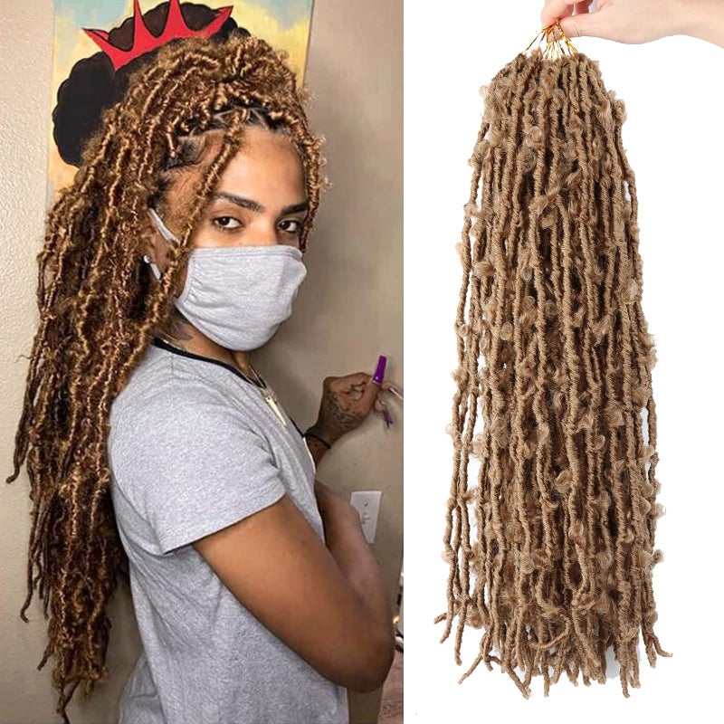 LMZIM 5 Packs 24 Inch Butterfly Crochet Hair for Black Women Faux Locs Pre looped Pretwisted Braids 24 inch 5 pack 27