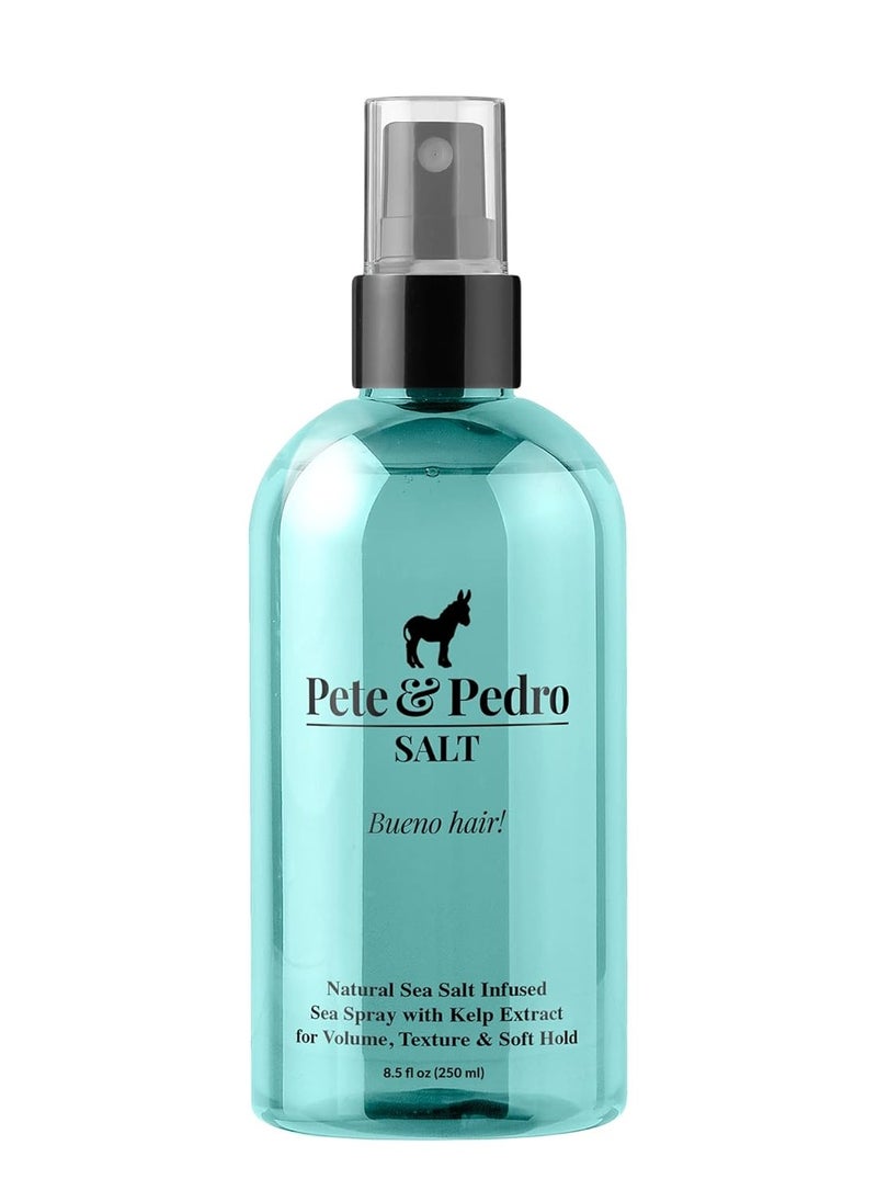 Pete & Pedro - Pete & Pedro SALT - Natural Sea Salt Spray for Hair Men & Women, Adds Instant Volume, Texture, Thickness, & Soft Hold | Texturizing & Thickening | As Seen on Shark Tank, 8.5 oz. - Image 1