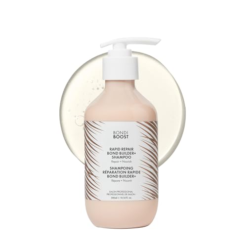 BONDIBOOST Rapid Repair Bond Builder + Shampoo for Damaged Hair [10.14 fl oz], Strengthening Formula for Restoring + Rebuilding Hair, Deep Conditioning + Nourishing Treatment for Healthier Results - Image 1