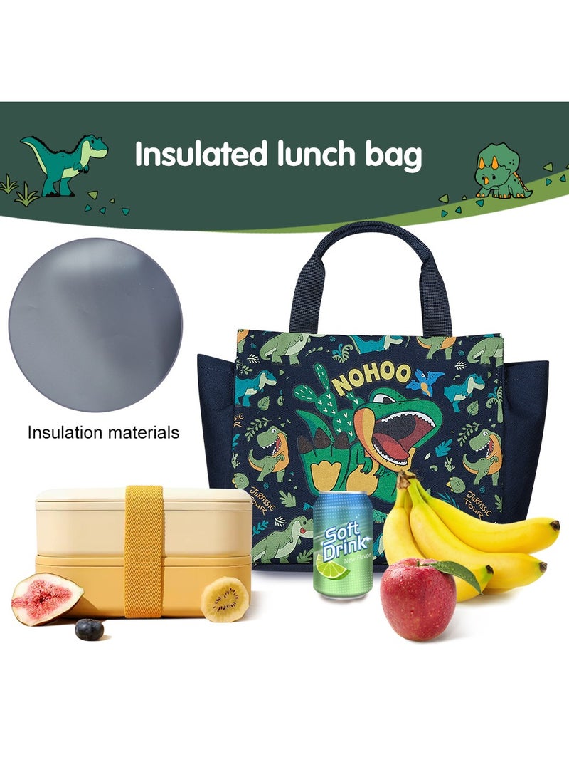 Nohoo Kids Tuition Bag / Hand Lunch Bag Dino - Image 5