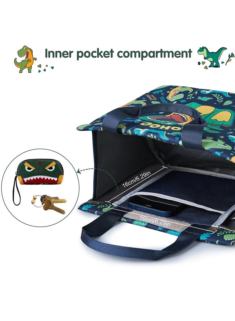 Nohoo Kids Tuition Bag / Hand Lunch Bag Dino - Image 3