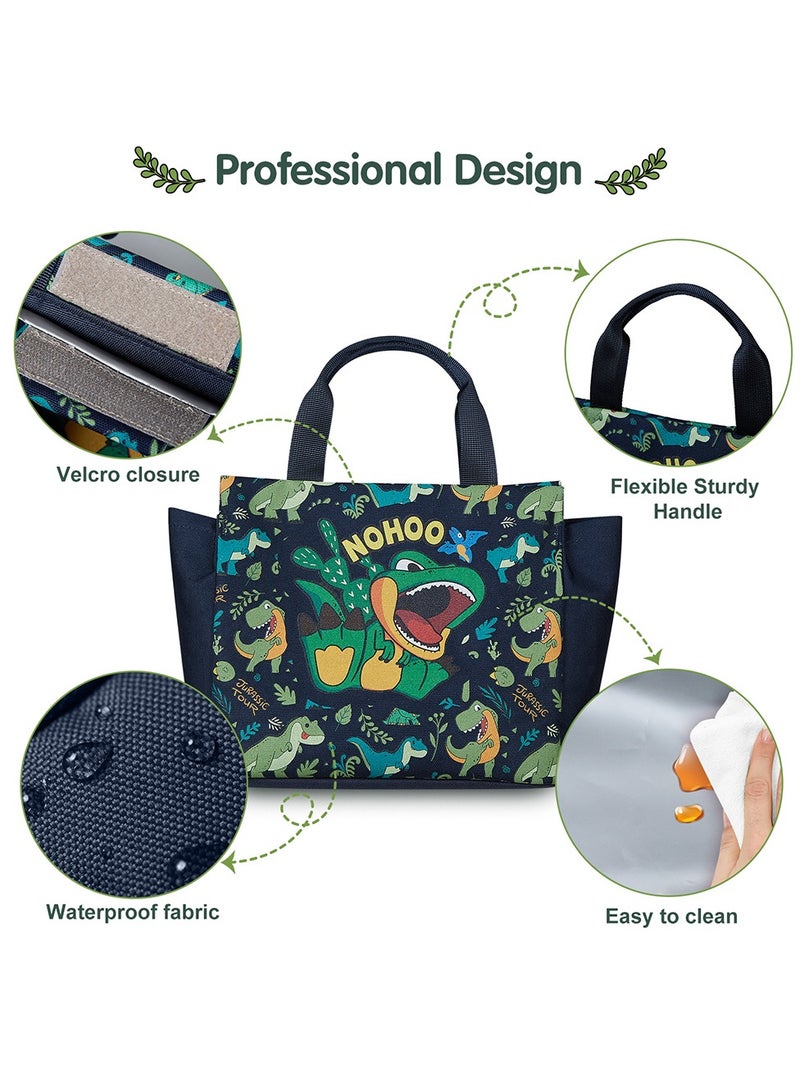 Nohoo Kids Tuition Bag / Hand Lunch Bag Dino - Image 2