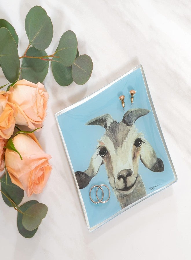 Studio Oh! Medium Glass Trinket Dish by Studio Oh! - Gilbert - 5" x 5" - Dish Tray with Unique Full-Color Artwork - Holds Jewelry, Change, Paperclips & Trinkets - Image 2