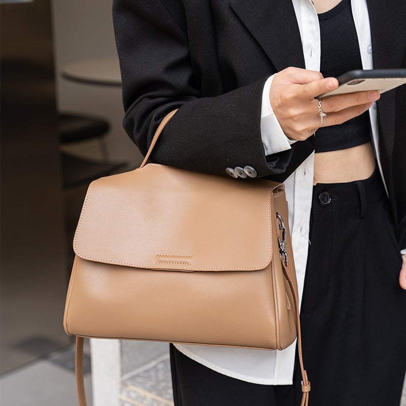 Tote Bag For Women Summer Genuine Leather Women'S Bag Large Capacity High-End Handbag Fashion Niche Shoulder Bag - Image 1