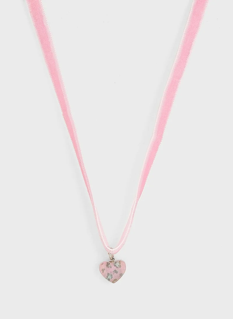 Claires Kids Cat Choker Necklace