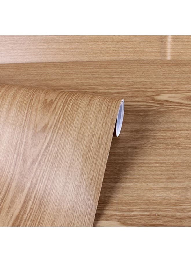 Generic - Wood Grain Design Wallpaper Brown 60x300cm - Image 1