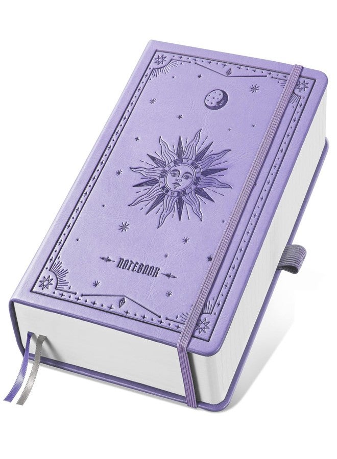 EMSHOI Graph Paper Notebook - 320 Pages, A5 Hardcover Leather, 100gsm Thick Paper, Square Grid Notebook for Women Men Work School Math Writing, Graphing, Engineering, 5.75 x 8.38, Light Purple - Image 1