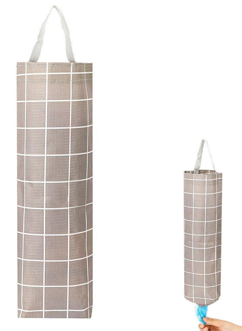 Plastic Bag Holder Organizer Plastic Bag Organizer and Dispenser Washable Large Grocery Bag Organizer Reusable Shopping Bag Trash Bag Dispenser for Kitchen Travelling Supplies, 2 pce - Image 1