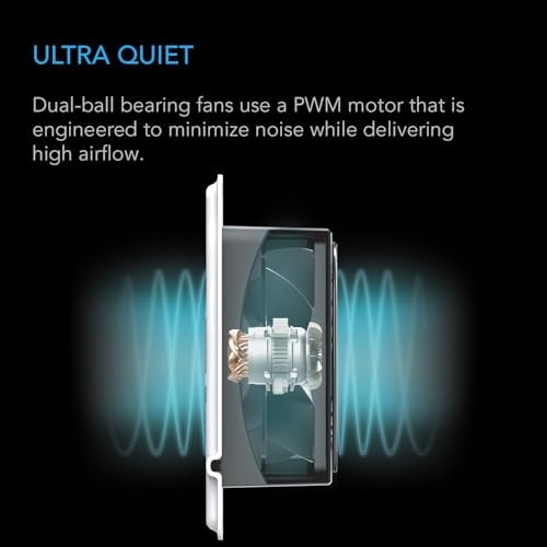 AC Infinity AIRTAP T6 White, Register Booster Fan for 6” x 10” Register Holes, Improves Heating & Cooling Vents, Quiet 10-Speeds, Bluetooth App Control Data Alerts. ONLY FITS 6” x 10” DUCT OPENINGS - Image 4