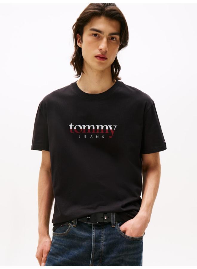 TOMMY JEANS Logo Jersey Crew Neck T-Shirt - Image 1