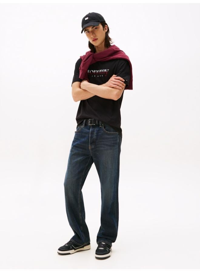 TOMMY JEANS Logo Jersey Crew Neck T-Shirt - Image 4