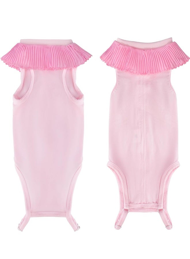 Cat Recovery Suit Female, Cat Onesie for Abdominal Wounds or Skin Issues, Breathable Cat Surgical Spay Recovery Suit - Image 5