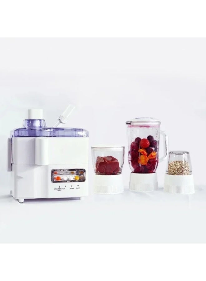 Denx 4-in-1 Electric Food Processor DX2500 – 800W Motor, Juicer, Blender, Grinder & Mincer – Durable Modern Design with 2-Year Warranty - Image 4