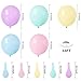 KBZVNAF Pastel Balloons Latex Party Balloons 50 Pack 12 inch Helium Multicolor Macaron Balloons for Baby Shower Birthday Wedding Rainbow Party Decorations - Image 4