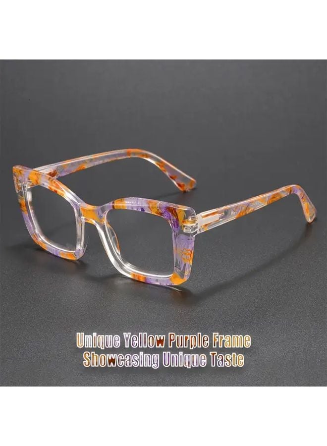 Translucent Pink 1 5X Magnifying Reading Glasses Lightweight Portable for Men Women - Image 5