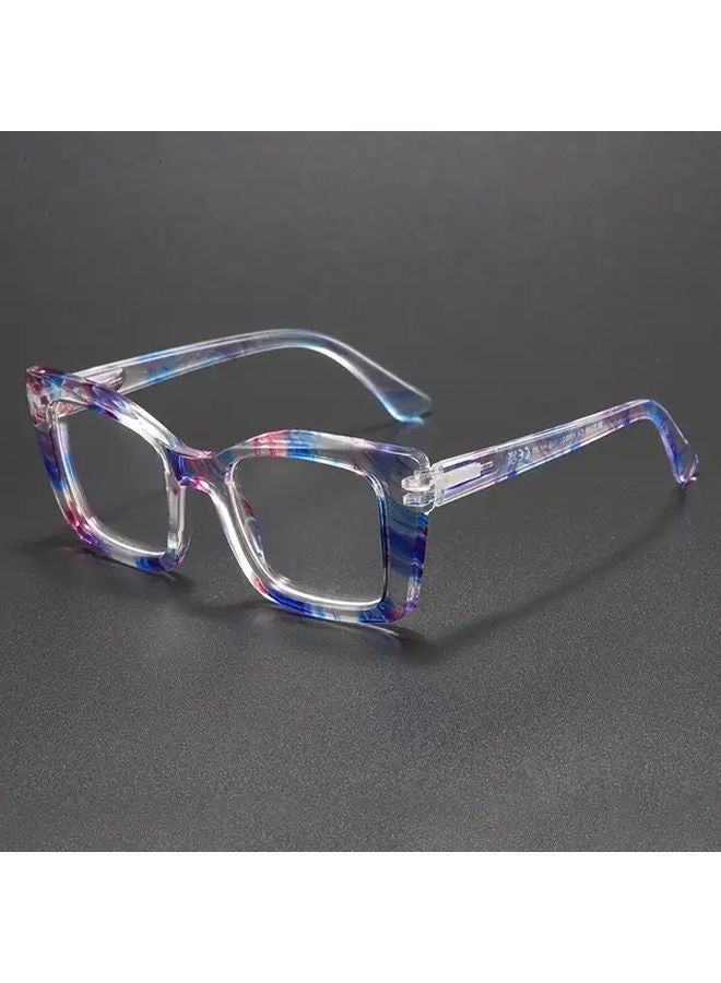 Translucent Pink 1 5X Magnifying Reading Glasses Lightweight Portable for Men Women - Image 1