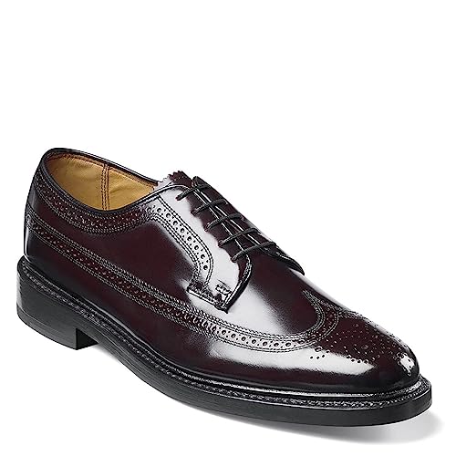 Florsheim فلورشايم كينمور وينغتيب أكسفورد بورغندي جلد العجل 11 D (M) - Image 2