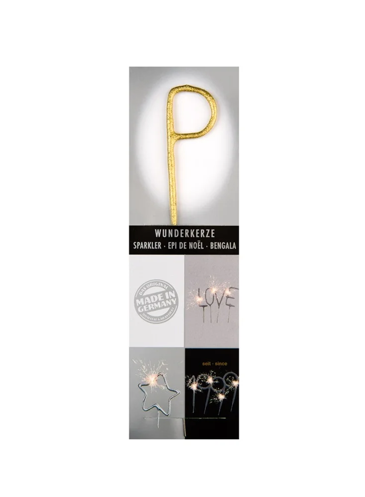 Wondercandle Gold Sparkler Candle P
